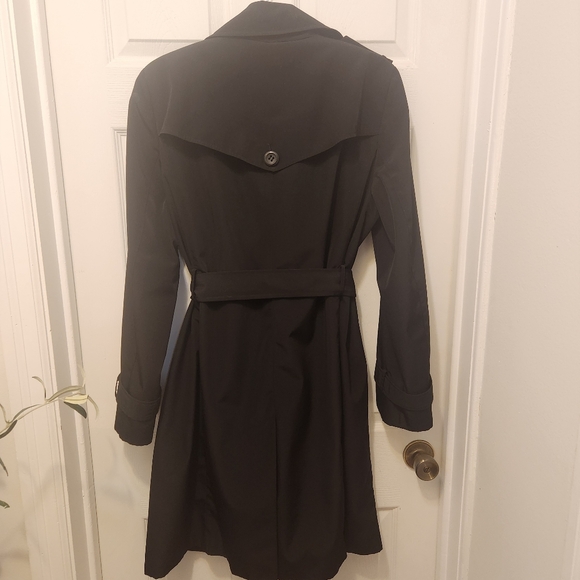 Calvin Klein Black Women's Trench Coat - Picture 3 of 5
